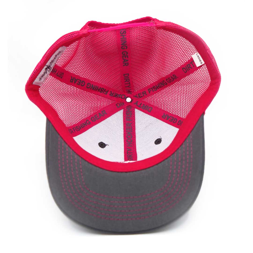 Dirty Hooker COMBO: Charcoal Ladies Dry Fit with Classic Pink & Charcoal and Pink Hat